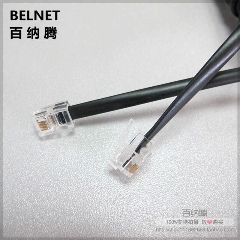 10pcs 35cm Telephone Cord Straighten 2m Microphone Receiver Line RJ22 4C Connector Copper Wire Phone Volume Curve Handset Cable