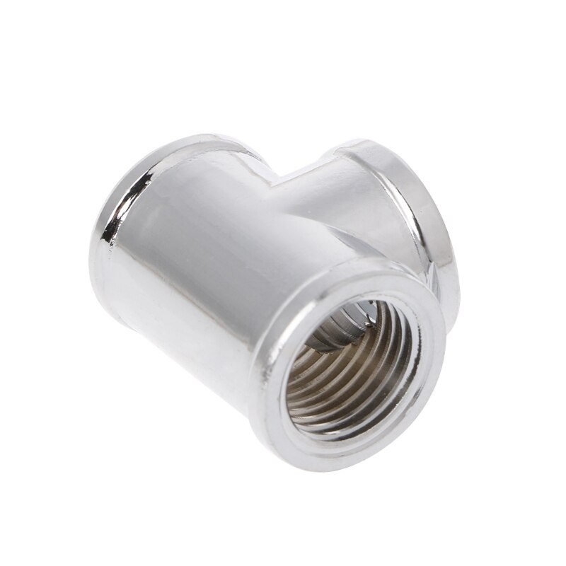 Water Cooling T-Shape Tube Connector Adapter G1/4 inch Thread 3-Way Inner Teeth Connector Computer Water Cooling Fitting