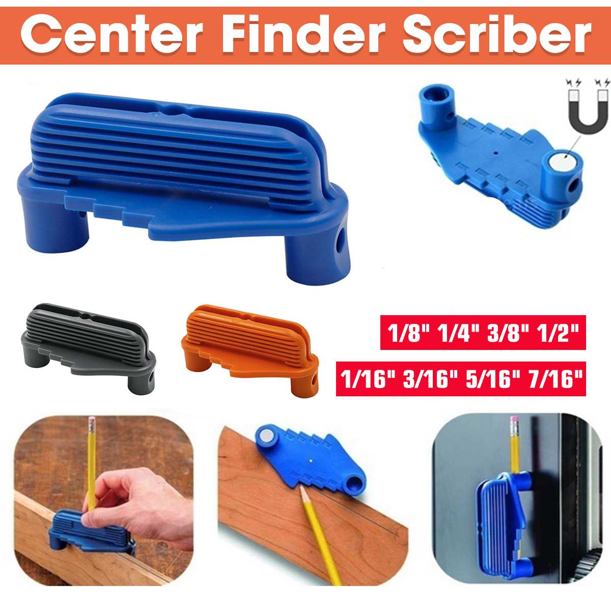 Marking Center Finder Centering Scriber Marking Gauge Scribers Mark Center Alignment Line Carpenter Woodworking Locator Tools