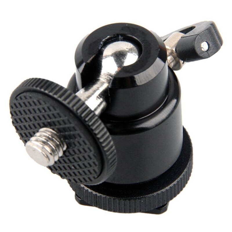 Aluminium Alloy Mini Ball Head 1/4inch Mount with Camera Screw Adapter (4 Pieces)