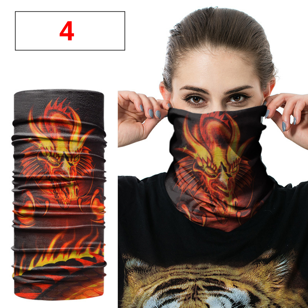 Unisex Tulband Magische Sjaal Outdoor Sport Fiets Riding Hoofdband Hoofddeksels Bike Cycling Bivakmuts Hals Cover Bandana Gezichtsmasker: 4