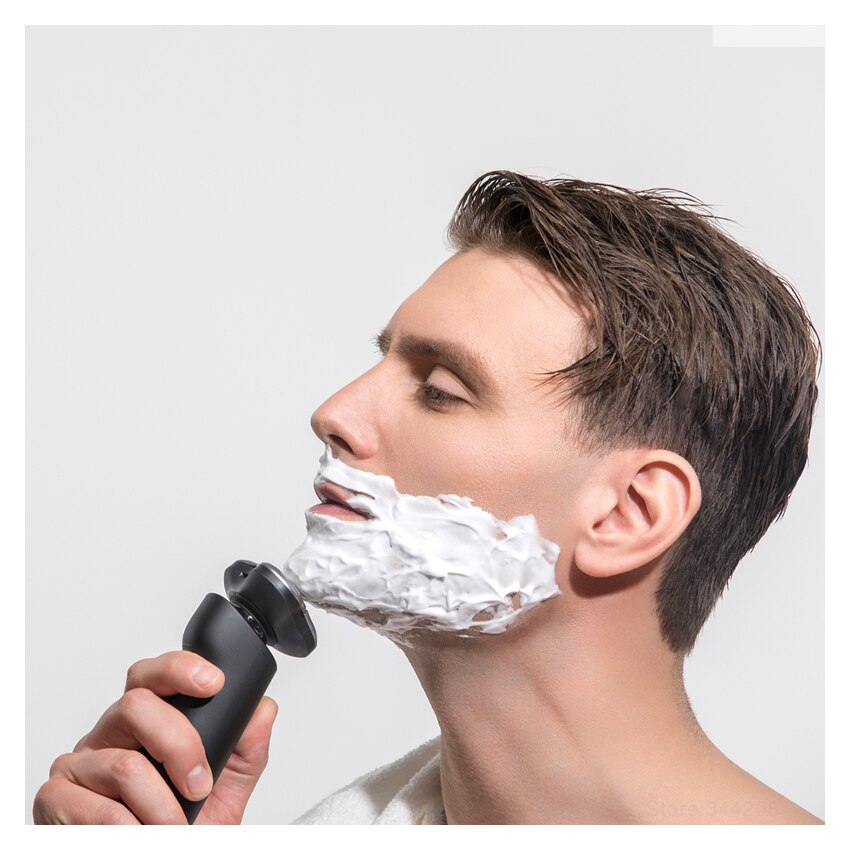 Original Xiaomi Mijia Electric Shaver Flex Razor Head 3 Dry Wet Shaving Washable Main-Sub Dual Blade Turbo+ Mode Comfy Clean