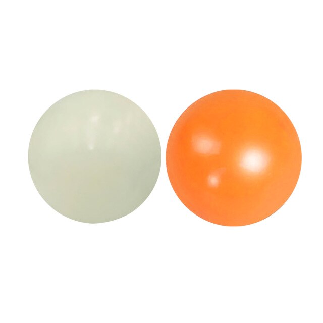 4pcs Size 70mm Globbles Stress Wall Ball Sticky Fluorescent Target Toys Rebound Ball Anti Stress Fidget Toy Decompression Throw: 2PC 45mm F