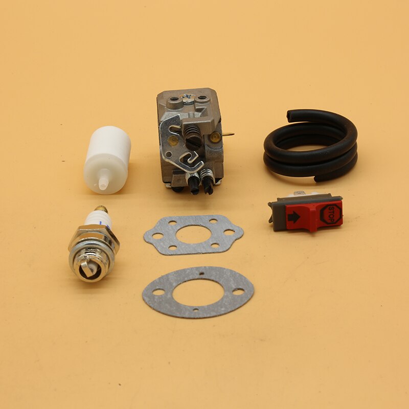 HURI Vergaser-Set Für Kettensäge - Passt Für Poulan, Walbro WT-89/WT-891, Inkl. Dichtung & Schläuche