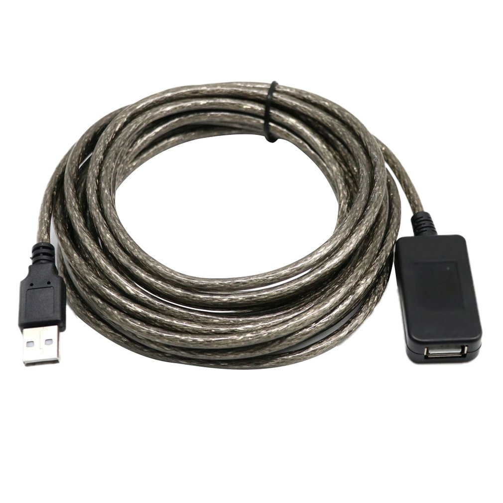 Universal 5/10 Meters Super Long USB 2.0 Extension Repeater Cable Signal Booster A Male To A Female Cable