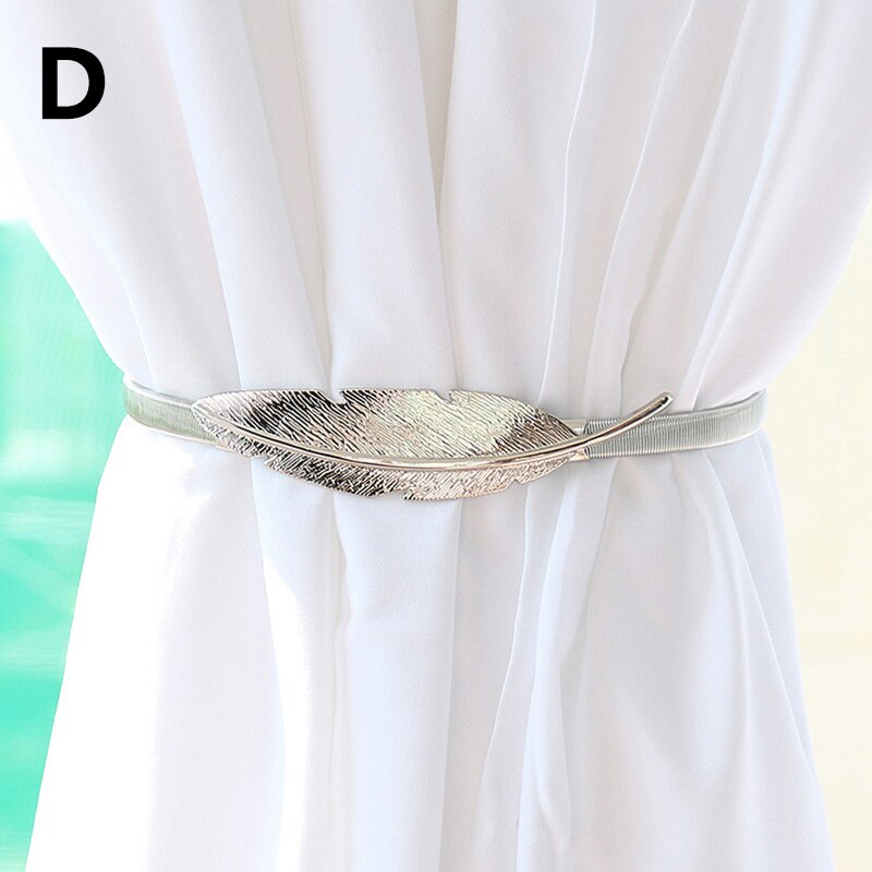 Kreative Vorhang Strap Tie Elch Form Aluminium Legierung Metall Vorhang Riemen Gold Siliver Vorhang Schnallen Für Home Vorhang Clip Acces: D