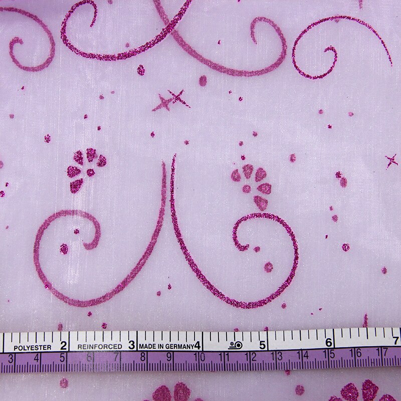 50*145 cm snöflingatryckt glittermetalliskt garntyg, handgjorda material för att sy tilda docka ,1 yc 803: 1047050001
