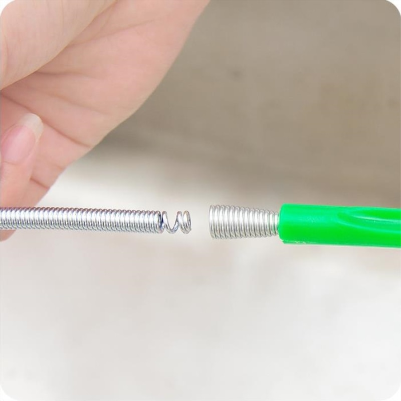 Hair Drain Clog Remover 2.4m Long Unblocker Drain Relief Tool for Drain Cleaning