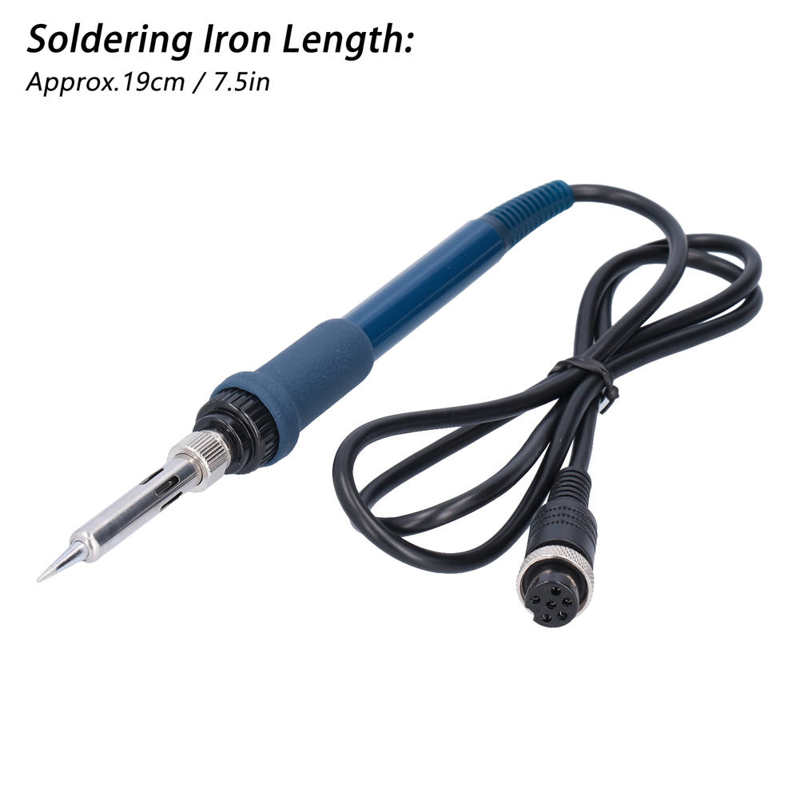 Solder Station Handpiece 6 Hole Soldering Iron Handle for Changing for Welding