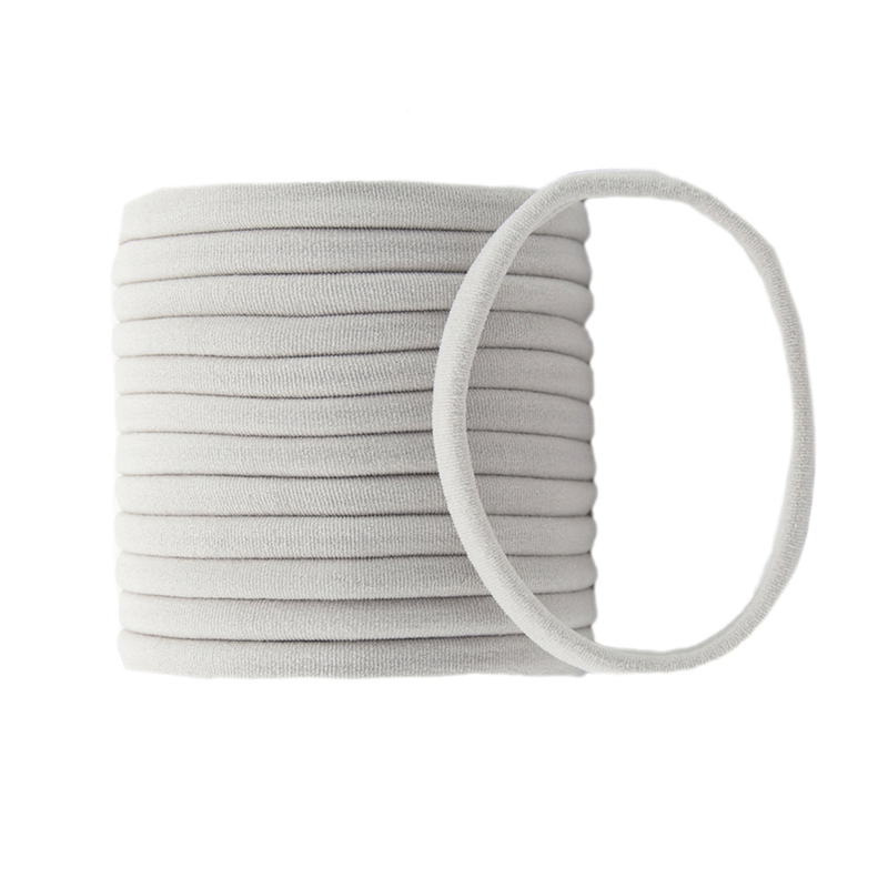 10 pièces/ensemble bandeaux en Nylon souple pour enfants fille bricolage accessoires de cheveux: Orange