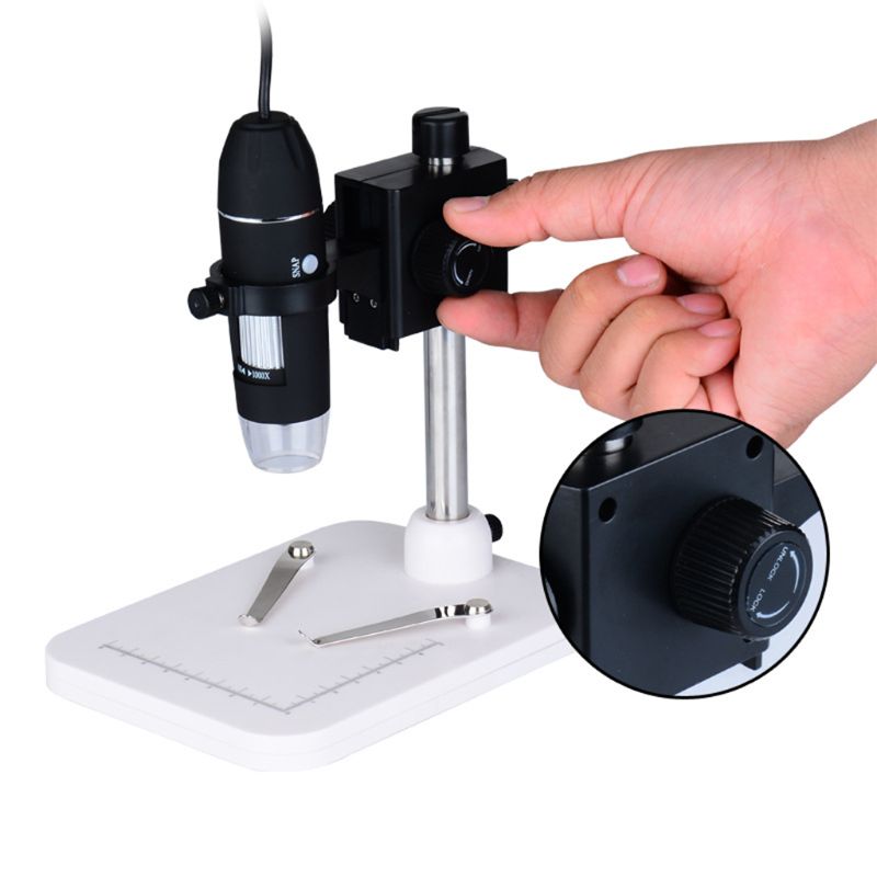 Electronic Digital Microscope Universal Lifting Table Bracket Industrial Maintenance Testing Identification Usb Magnifying Gla