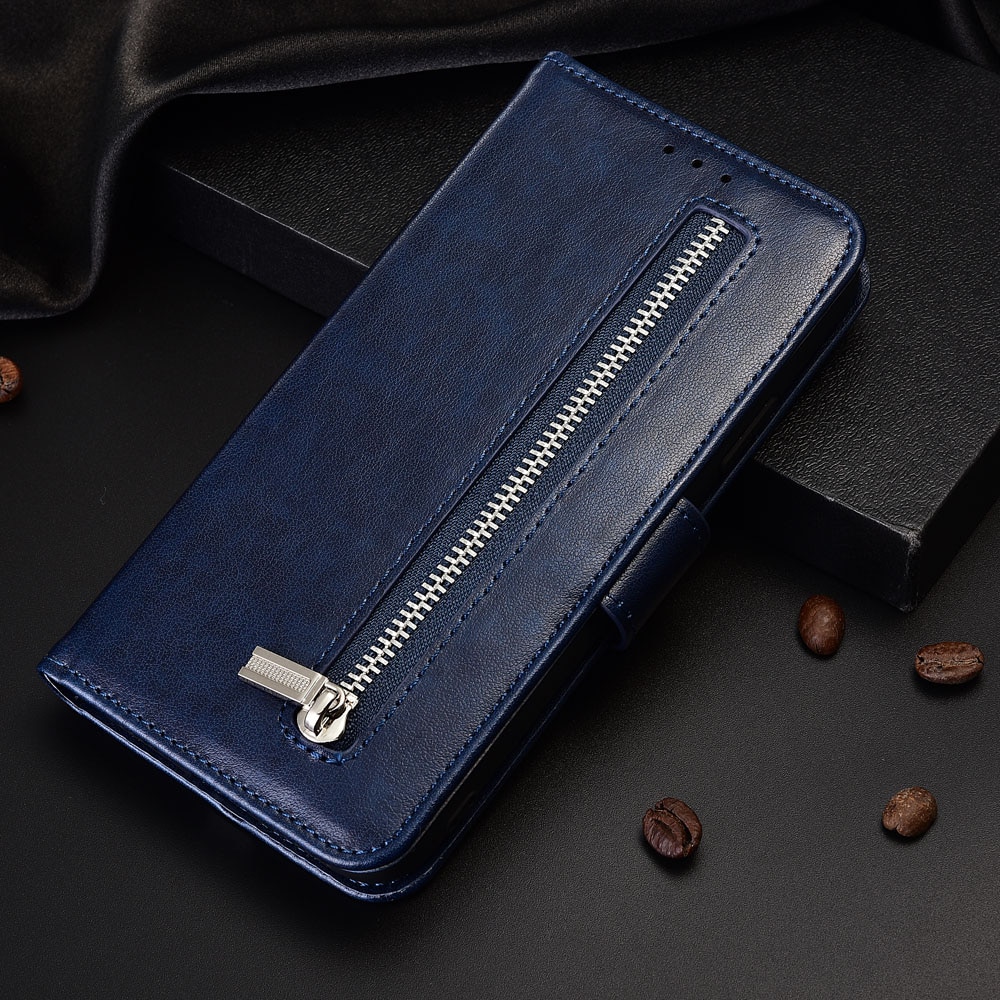 Für Auf Samsung Galaxy J7 Neo (Nxt) fall Zipper Flip Brieftasche Ledertasche Für Samsung J7 Neo (Nxt) Abdeckung Für J7 Neo (Nxt)