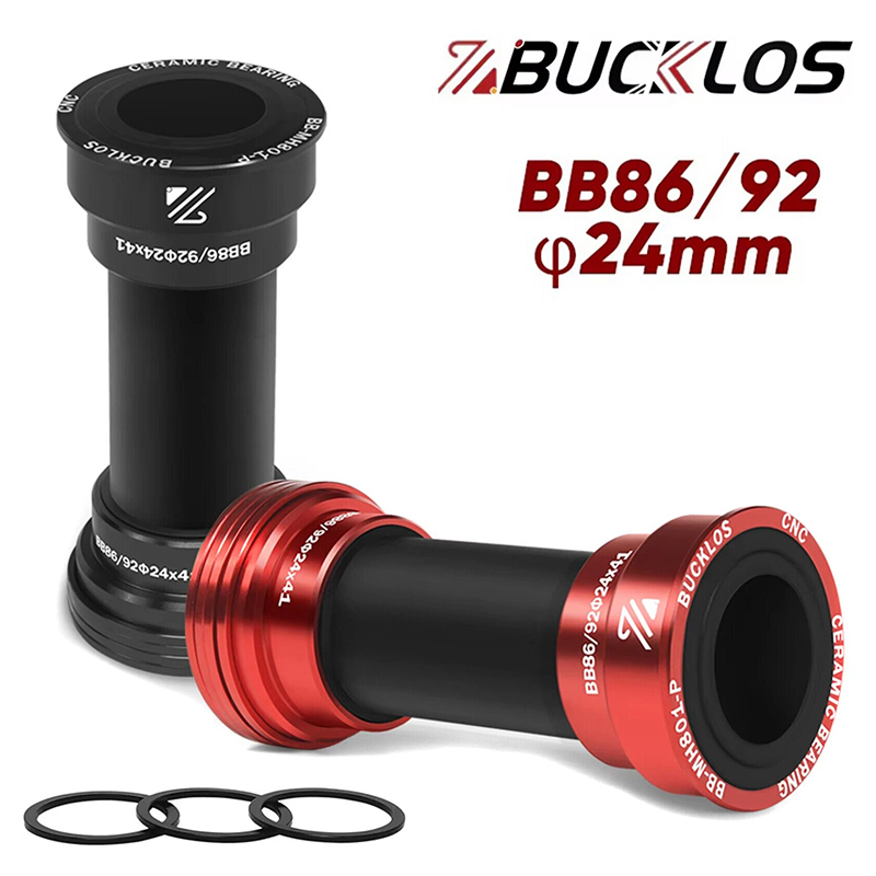 BUCKLOS Fiets Trapas Keramische BB BB68-73mm Mountain Road Fiets BSA Schroefdraad BB86/92 Afgedicht Lager MTB Trapas