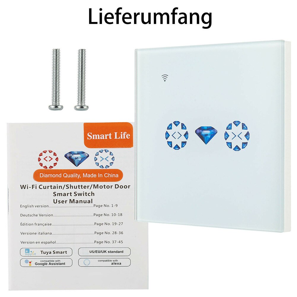 Téléphone portable, moteur de maison, porte, interrupteur de rideau intelligent, panneau wifi, application, outil, commande tactile électrique, volet roulant, bouton de store, chambre à coucher