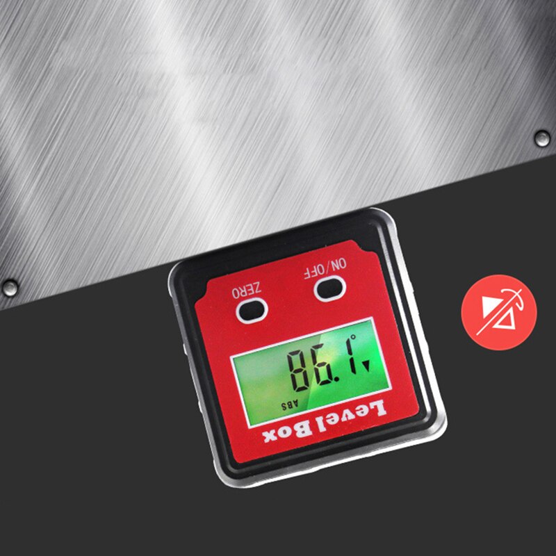 Protractor Precision Digital Network Conveyor Waterproof Inclinometer Level Instrument Box With Magnetic Base Precision Level