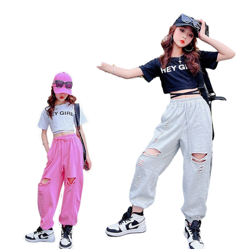 2022 nuovi vestiti di moda per ragazze autunnali adolescenti lunghi set di due pezzi per abbigliamento per ragazze moda Solid Kids Outfits5- 14 anni