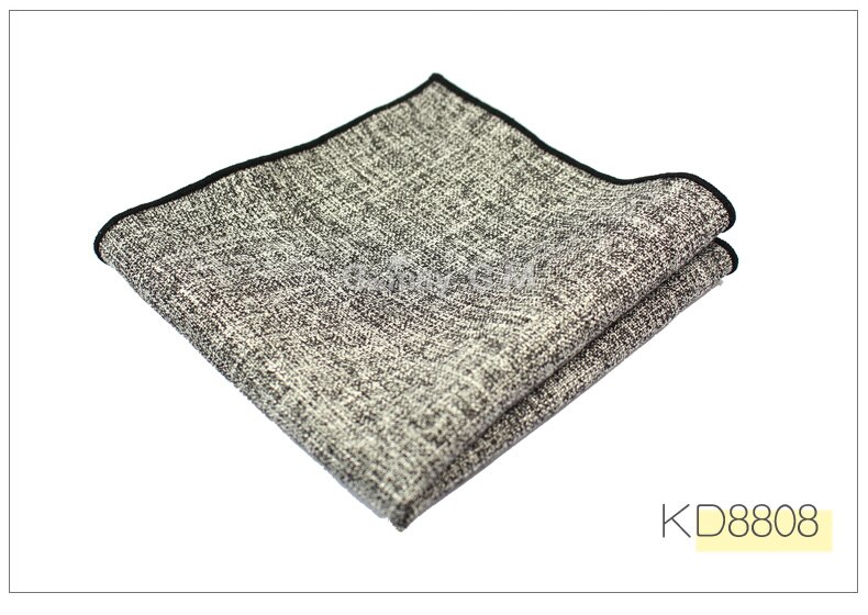Heren katoenen zakdoeken geweven effen zakdoek heren zakelijk casual pochet zakdoek bruiloft zakdoeken: Kd8808