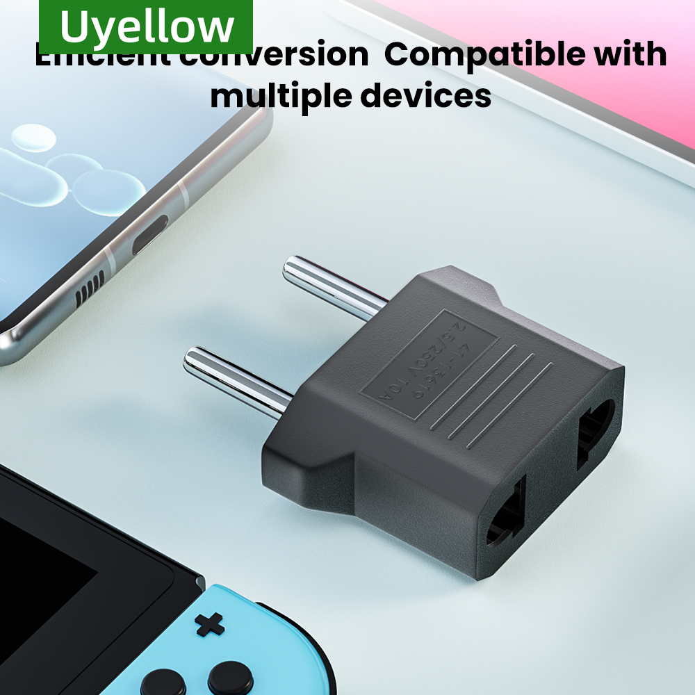 Gele VS naar EU-stekkeradapter EU Euro KR-stekkeradapter Reizen KR-adapter Elektrische EU KR-stekkerconverter Stopcontact Europa