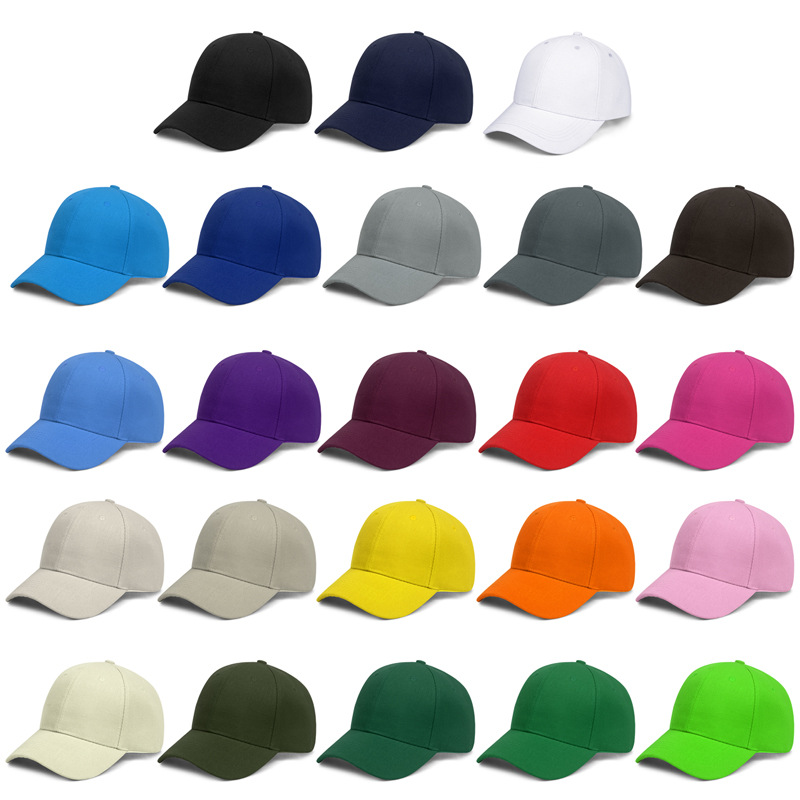 Solid Baseball Cap Goedkope Dames Heren Zomer Herfst Lente Zonneklep Hoeden Gele Caps