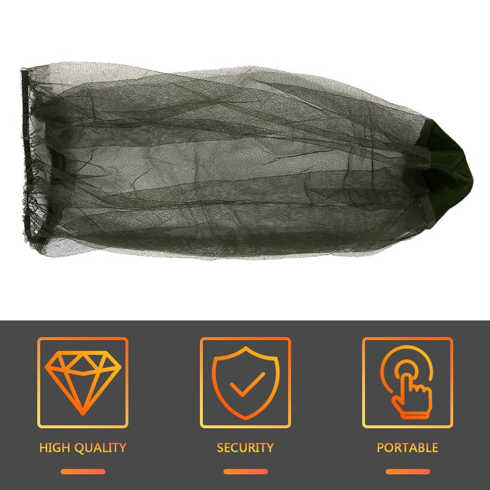 Midge Mosquito Insect Hat Bug Mesh Net Sun Hat Face Protective Cover For Outdoor Camping Travelling Backpacking Fishing