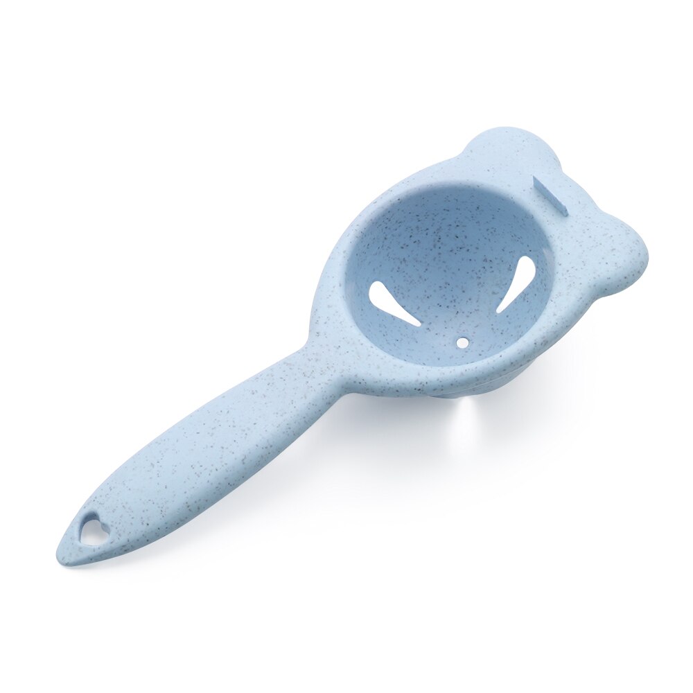 1Pcs Eigeel White Separator Milieuvriendelijke Tarwe Stro Eieren Filter Leuke Eiwit Extractor Keuken Koken Gadgets: blue