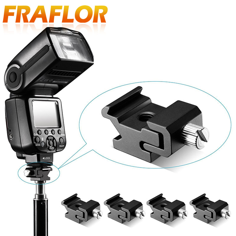 3pcs Metal Camera Flash Shoe Mount Adapter External Flash Accessories Machine Dome Light Accessories/Base Seat Cold Shoe 1/4