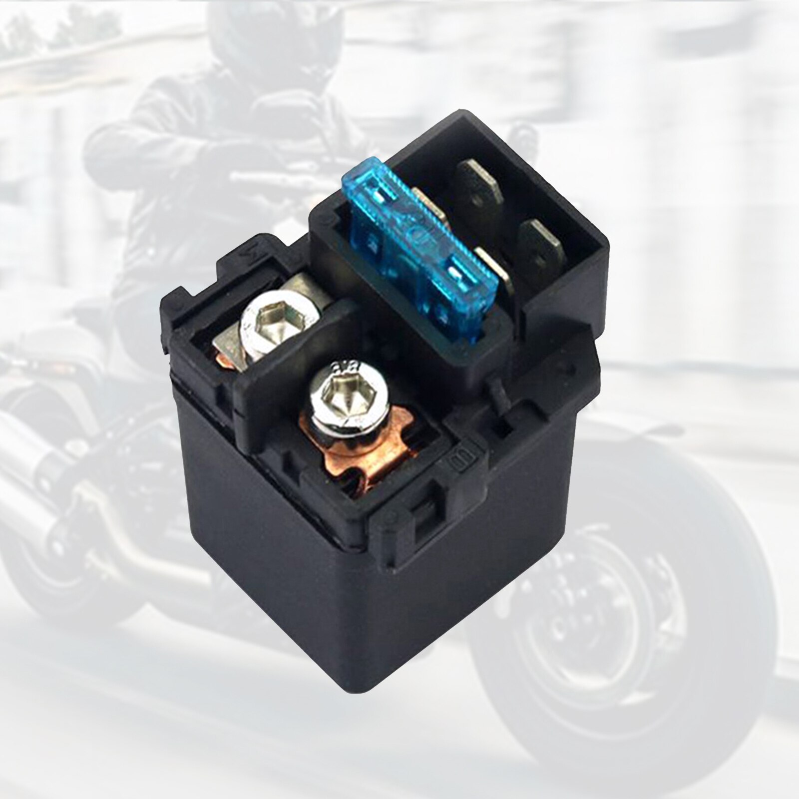 Relé de arranque FZ16, relé de arranque de voltaje solenoide para Yamaha FZ 16 FZ-16 YS150, accesorios de motocicleta, plástico ABS y Metal