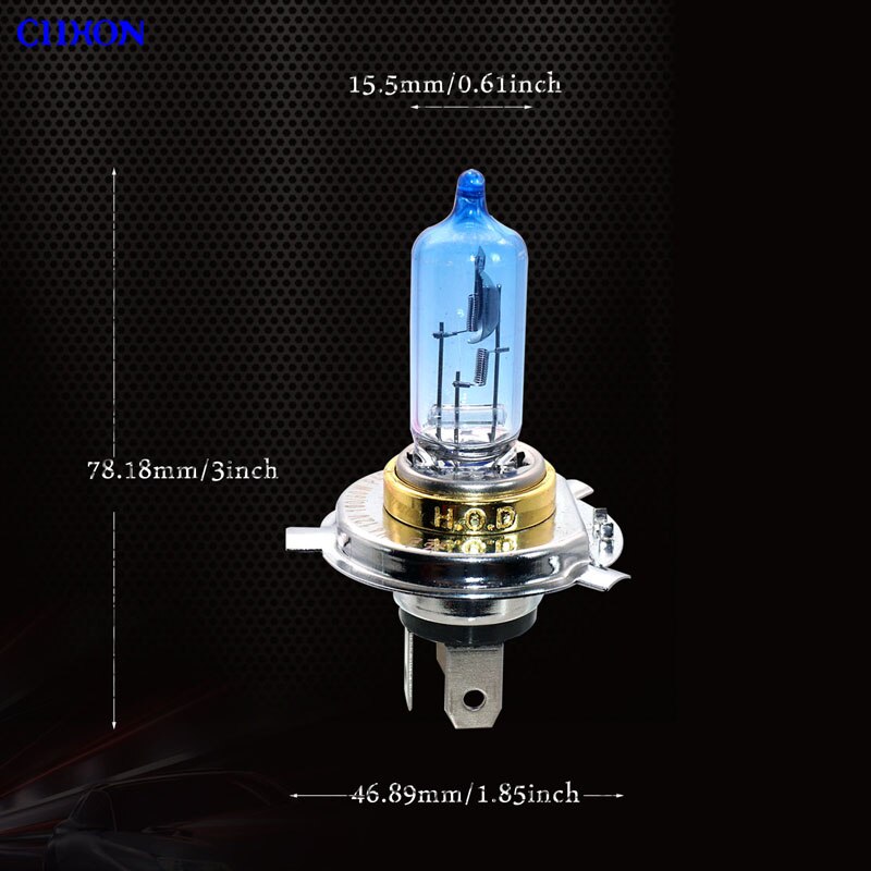 Ciihon-faro delantero de xenón para coche, bombilla de luz de costado, para Renault Clio MK2 1,2 98-04 Hatchback H4 501 55W 100W