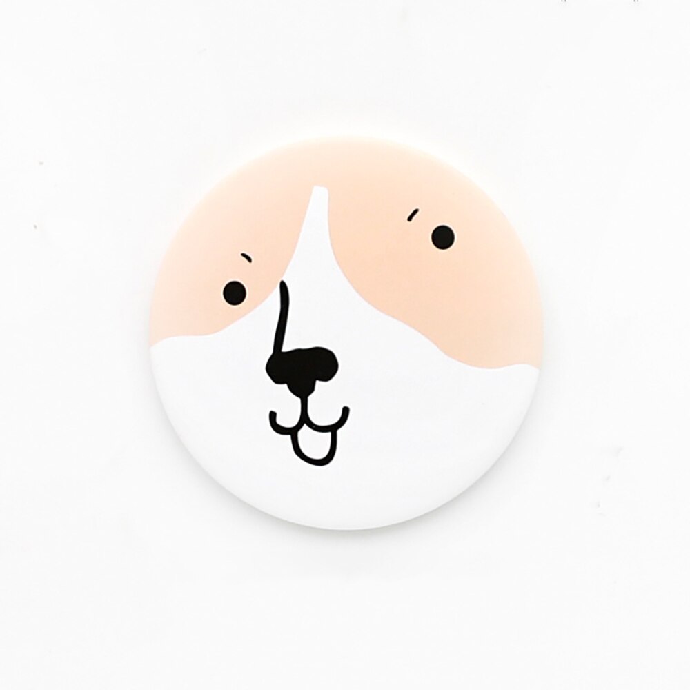 Espejo portátil de mano para maquillaje, 1 unidad, Mini espejo de maquillaje, espejo cosmético de bolsillo redondo de viaje, Accesorios de belleza portátiles de maquillaje: E