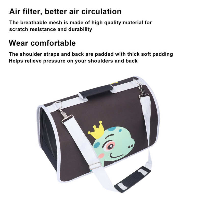 Pet Carrier Adjustable Shoulder Strap Dog Travel Carriers for Small Medium Pet