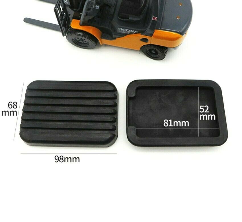 2PCS Forklift Clutch Brake Pedal Foot Pad Rubber Mat For HELI HANGCHA Machine: green