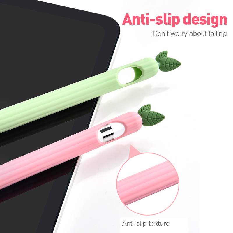 Coque de protection Anti-perte pour Apple Pencil 2, étui en Silicone pour iPad 1/2, stylet protecteur