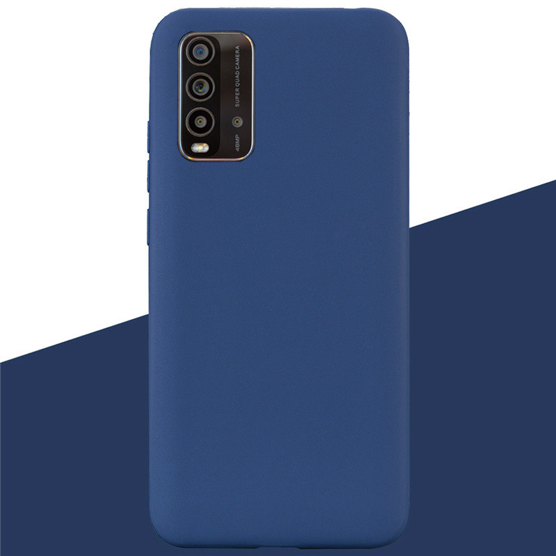 Coque arrière en silicone souple pour Xiaomi Redmi 9 T 4G, étui de téléphone, pare-chocs souple: Black
