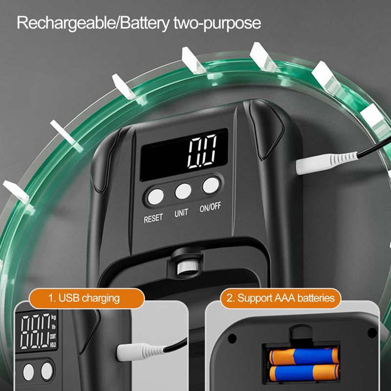 265Lbs/120Kg Grip Strength Tester Fitness Electronic Grip Dynamometer Digital Hand Dynamometer Intelligent Grip Strength Meter