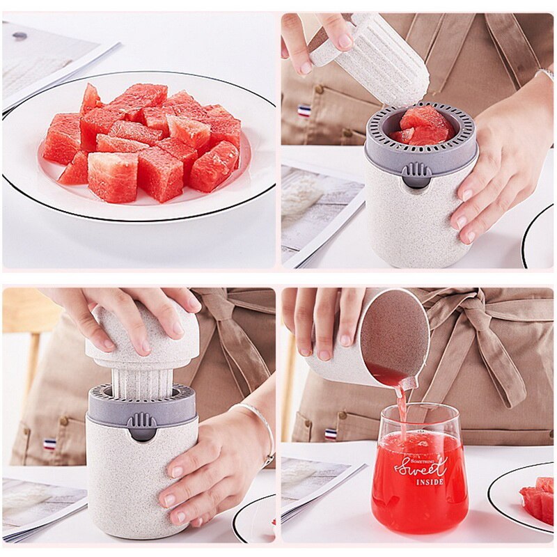 Mini hånd juicer sitrus appelsin presse glid rotasjon trykk antiskli reamer for sitron lime grapefrukt liten husholdningspresser