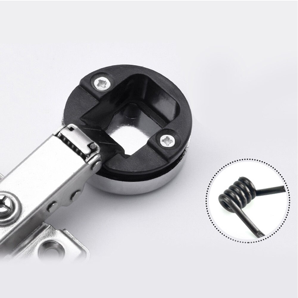 Cupboard Durable Fitting Wine Cabinet Glass Door Hinge 26mm Cup Screws Full Overlay Practical Home Accessories Cold Rolled Steel