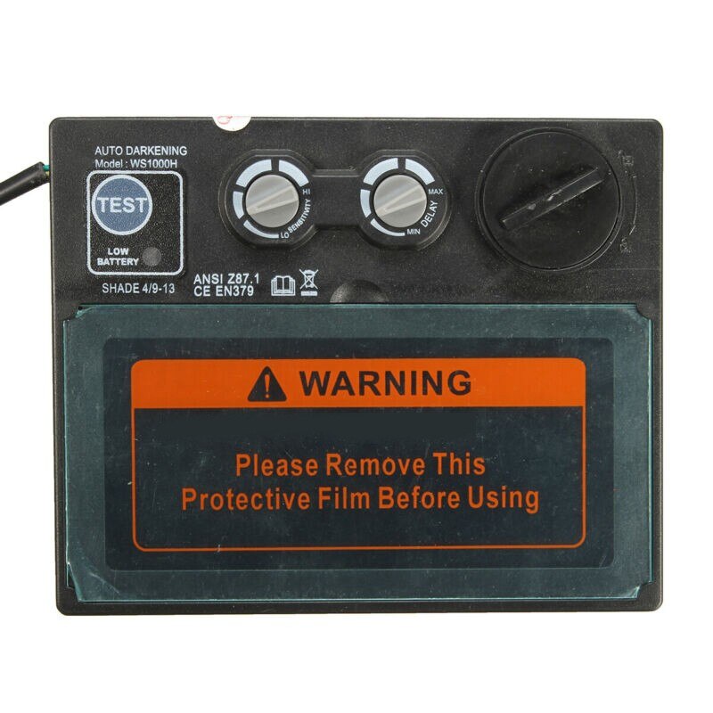WS1000A Solar Auto Darkening Welding Helmet Lens Goggles Welding Screen Lens Eyes Protector Shield Welding Work Mask