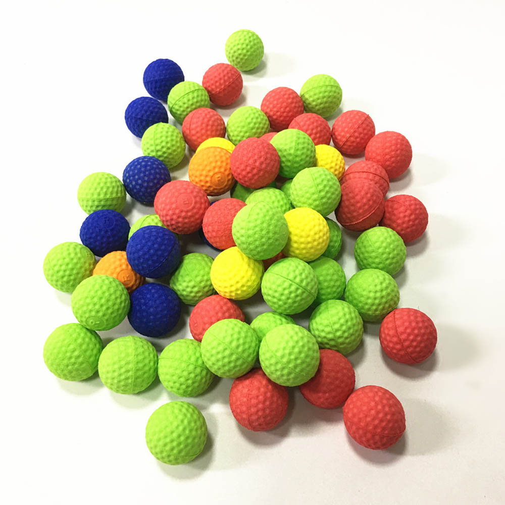 100 pcs Kleurrijke Ballen EVA Foam Golf Zachte Ballen Voor Refill Speelgoed ongeveer 2.2 cm