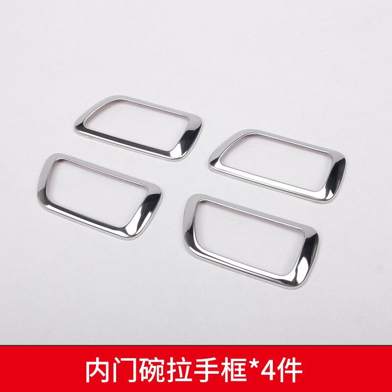 FOR Mitsubishi PAJERO V93 V97 Stainless steel full car interior decoration sequins Car-styling: Silver