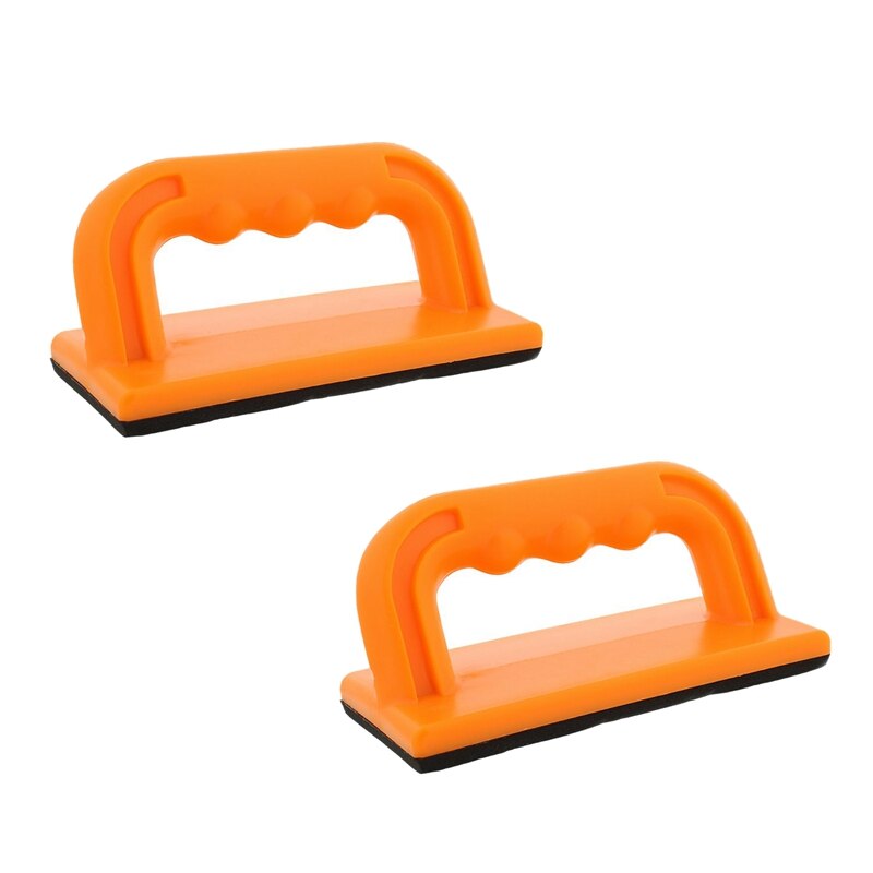 Wood Cutting Push Up Stick Block 2-Pack Set – Angle Handle Foam Pad Holder Blocks For Cutting On Jointer, Table Saw