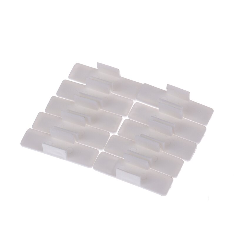 10 Pcs Self-Adhesive Pen Holder for Notebook Stylus Ballpoint Pen Pencil Clip Holder Block Holder Pen Holder Fixed Pen Case: Default Title