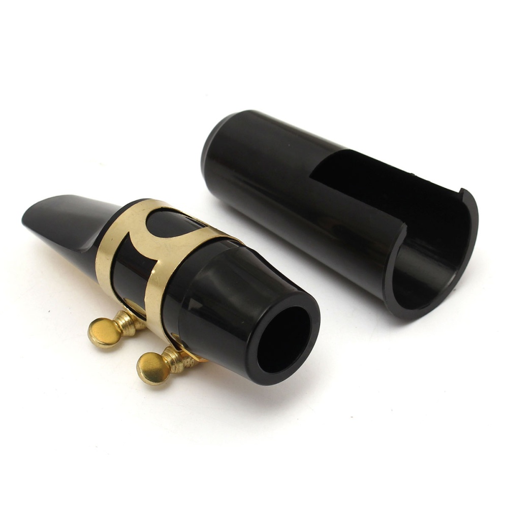 1PCS Alto Sax Saxophone Mouthpiece with Cap Buckle Reed Patches Pads ...