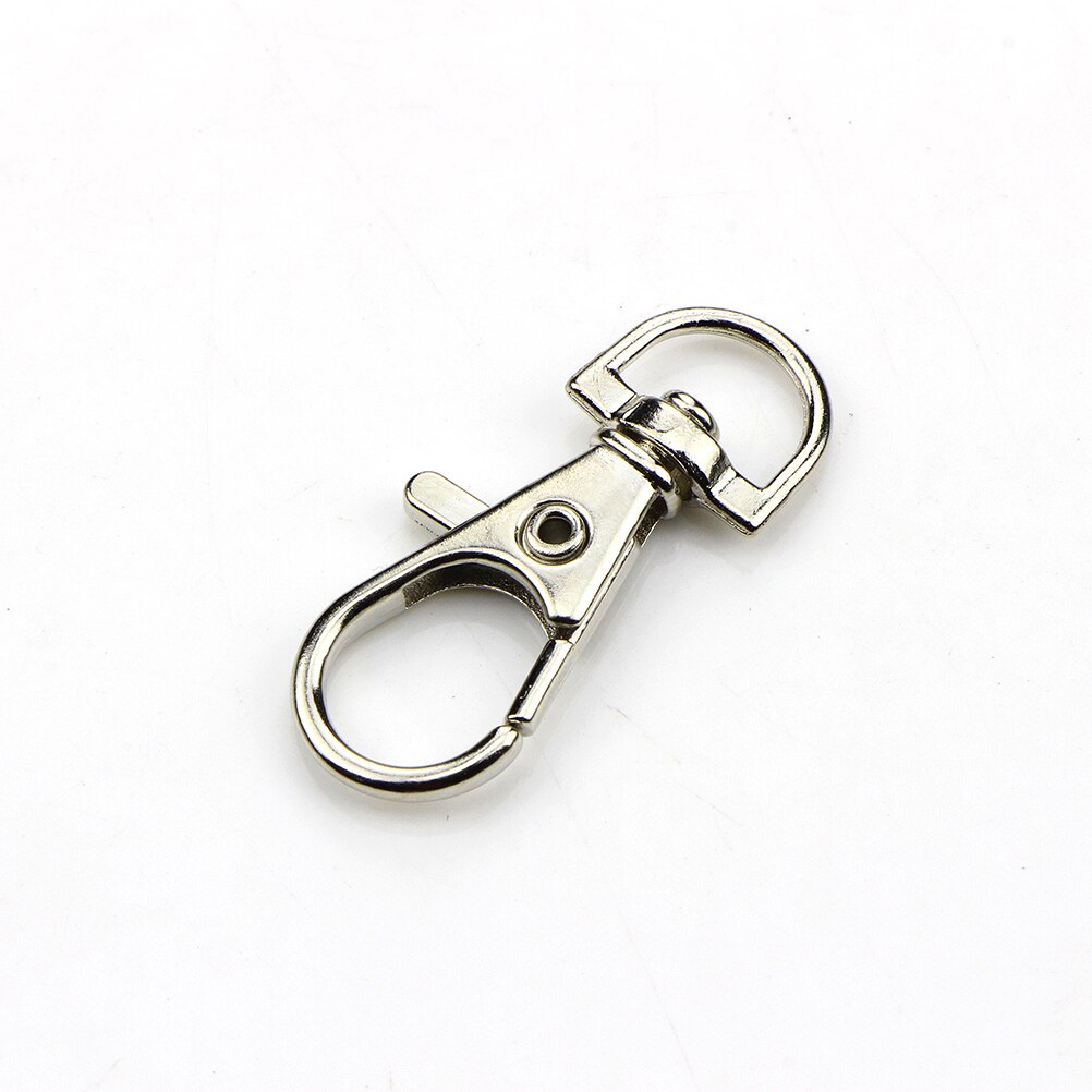 10pcs/pack Portable Metal Lanyard Hook Swivel Snap Lobster Clasp Clips For Bag Parts & Accessories