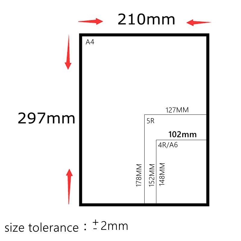Papier fabrik direkt guss beschichtet Poster eine seite 4R meisten popularstar druck produkte foto papier glänzend für Foto Studio