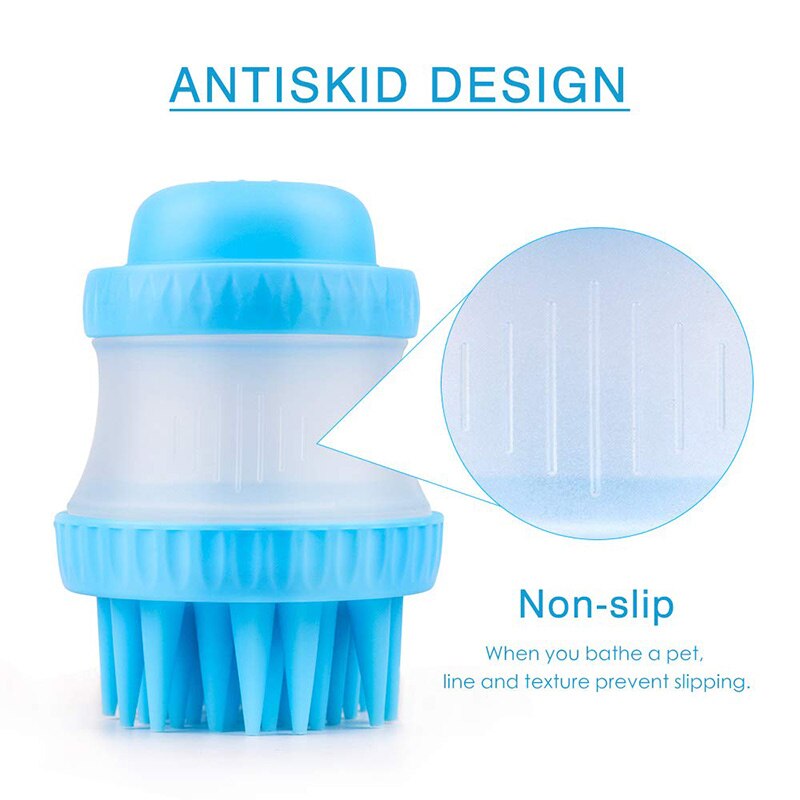 Huisdier Massage Borstel Kam Siliconen Haar Grooming Hond Bad Borstel Massage Cleaning Tool Honden Katten Douche Huisdieren Levert Accessoires