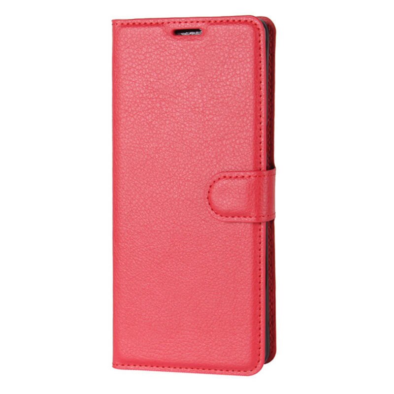 Flip Oppo A7 Luxe Portemonnee Van Kunstmatige Leather Cover Voor Mobiele Telefoon Voor Oppo Ax7 Cph1901 Cph 1901 Oppoax7 Ax 7 A7 Case: OPPO AX7 / Red