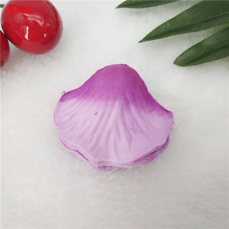 20000pcs / lot 4.5*4.5cm silk rose petals for Wedding Decoration, Romantic Artificial Rose Petals Wedding Flower Rose Flower 7Z: light purple