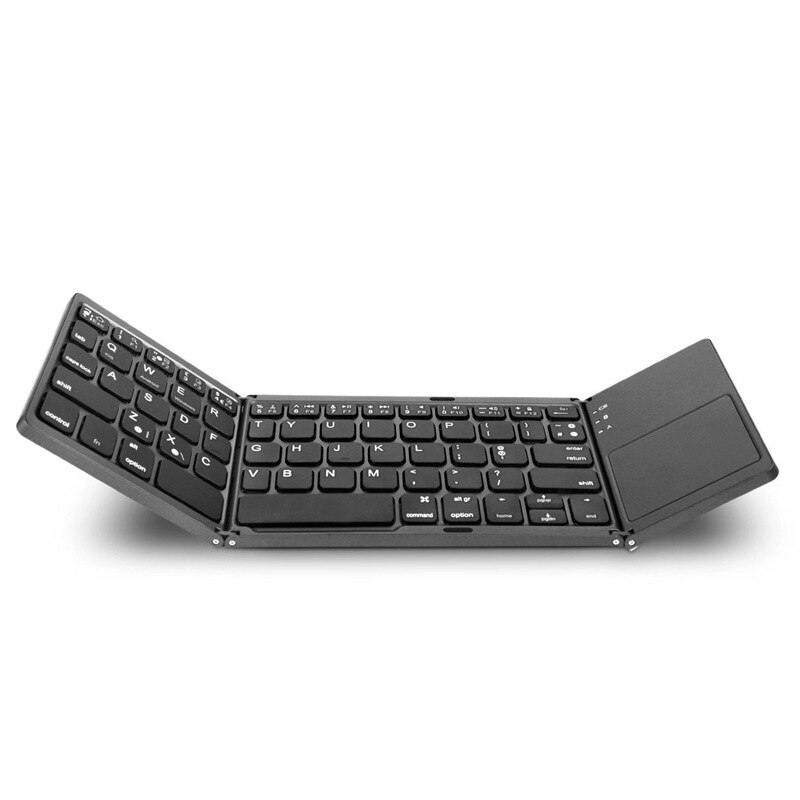 Neue Falten Bluetooth Mini Tastatur Drahtlose Tastatur mit Touchpad für Fenster,Android,ios Tablette Ipad Telefon