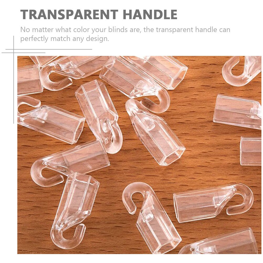 8pcs Blind Wand Plastic Blind Wand Good Light Durable Nice Blinds Rod Plastic Wand Blinds Part for Blinds