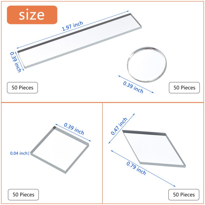 200PCS/lot Mixed Shape Mini Mirror Glass Mosaic Tiles For Handmade DIY Crafts Home Wall Artwork Decorations